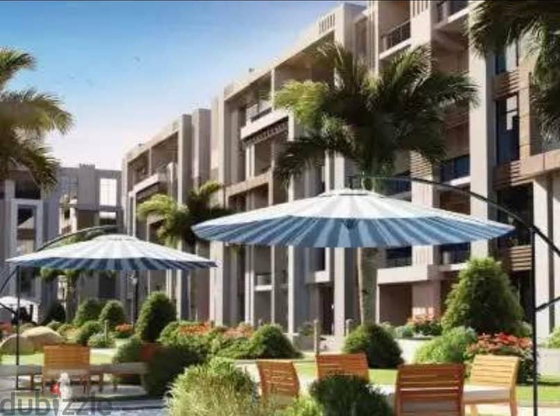 A fully finished, two-room apartment with air conditioners and kitchen for sale in Heliopolis, Sheraton, Valore Heliopolis Compound 15