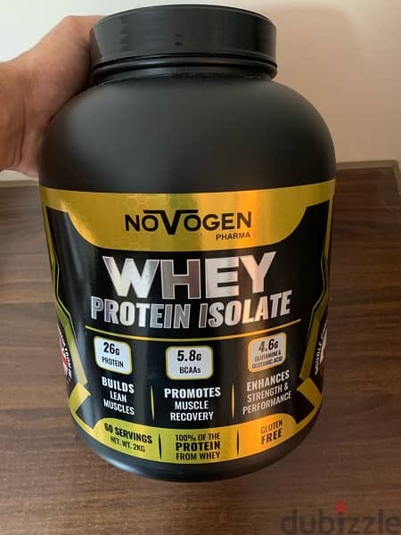 Whey protein isolate Novogen Pharma 1