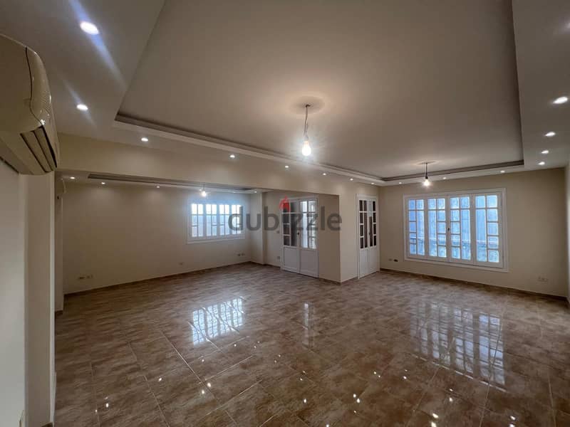 apartment 3bedrooms for rent semi furnished in Nasr city 2