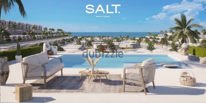 Twin House 165m for sale in Salt Tatweer Misr North Coast Fully Finished and sea view near the new Alamein, Sidi Abdelrahman and, Fouka bay road 2