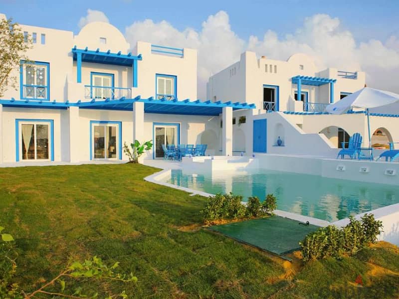 Own a fully finished villa in the North Coast with only 5% down payment overlooking the sea in Mountain View | plage | 1