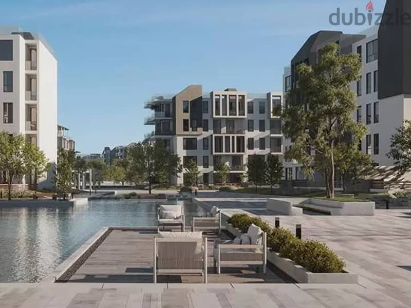 Duplex with roof in an excellent location in Sheikh Zayed in Rivers Compound 5% down payment only Installments over the longest payment plan 6
