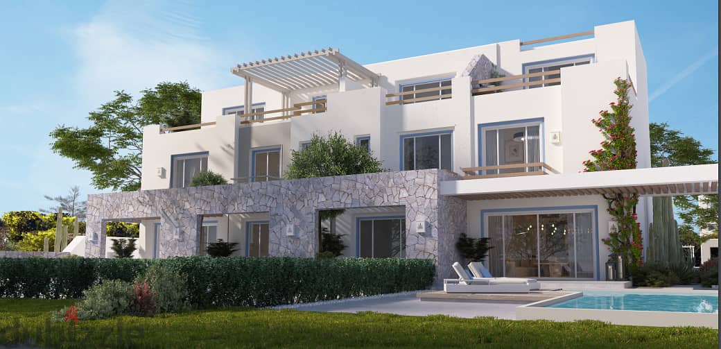 Own a fully finished villa in the North Coast with only 5% down payment overlooking the sea in Mountain View | plage | 0
