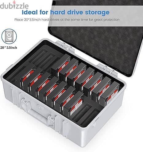 ORICO Hard Drive Case 3.5" 20-bay - حافظة هاردات 3.5 بوصة 20 فتحة 1