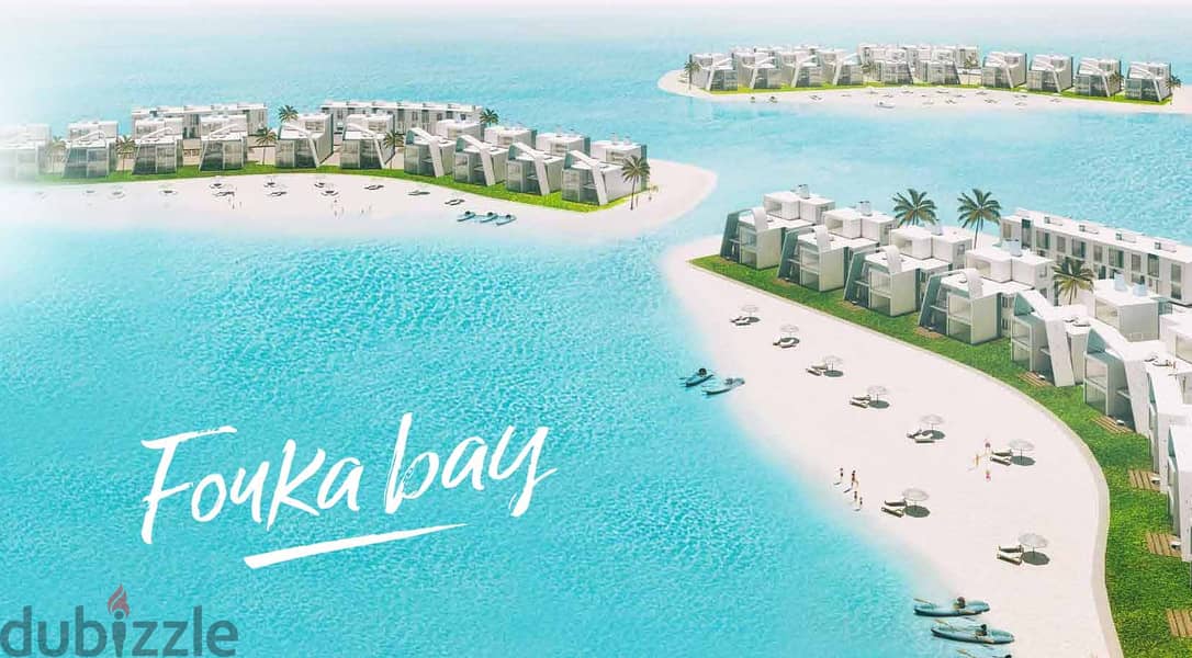 The longest installments on the coast, a chalet directly on the sea, developed by Fouka Bay Misr 7