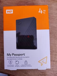 WD My Passport 4T Slim 2.5 inch USB 3.0 Black