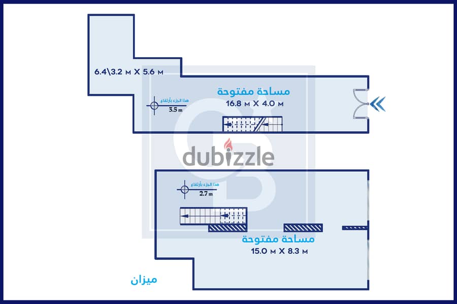 محل بميزان للبيع 218 م سموحة ( شارع مدرسه الريادة ) 9