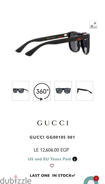 Gucci orginal glass 50% discount 5