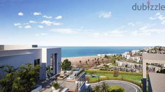 Apartment for sale in compound Majada AIn Sokhna by Iwan developments  , Apartment's area is 100 Meter ,installments over 8years.