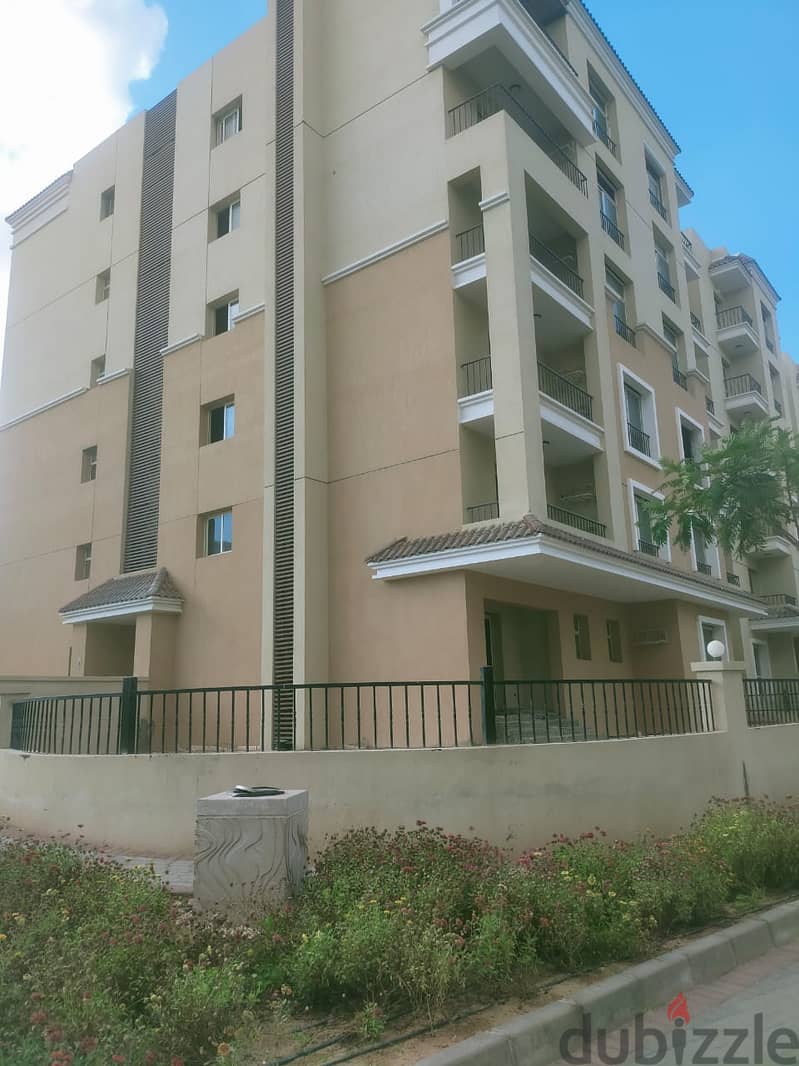 Apartment for sale in front of Madinaty Luqta, with a down payment of 900,000 and the rest in installments over 8 years, inside Sarai Compound 2