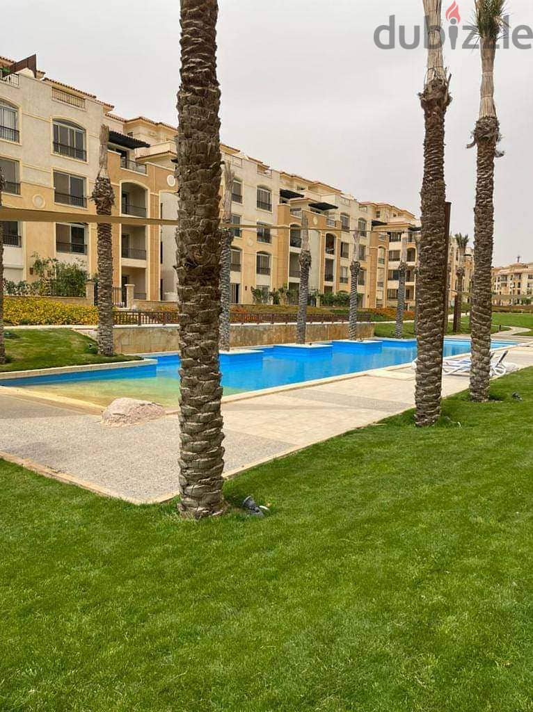 Apartment for sale in front of Madinaty Luqta, with a down payment of 900,000 and the rest in installments over 8 years, inside Sarai Compound 7