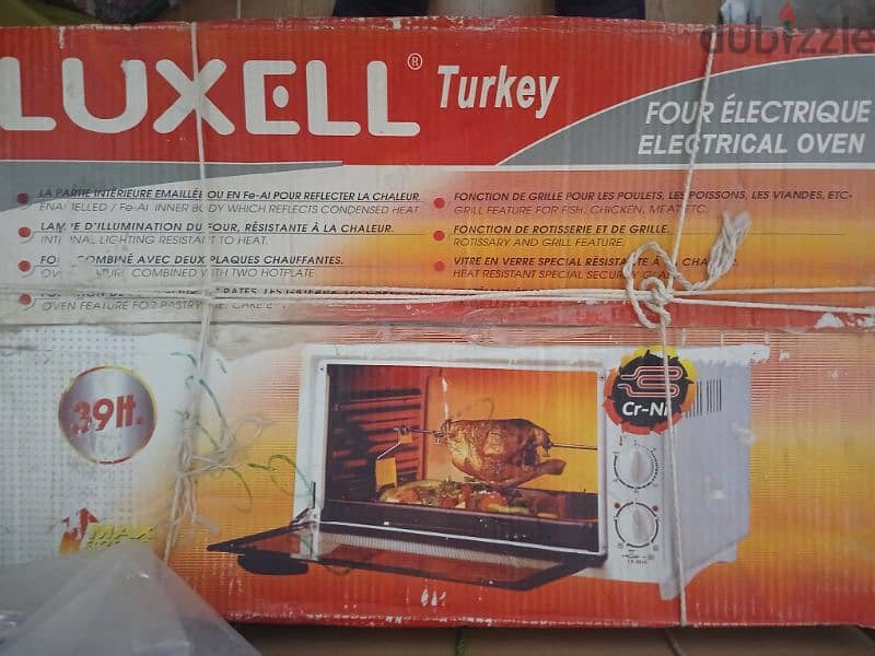 فرن تركي جديد بالكرتونه لم يستخدم Luxell 1