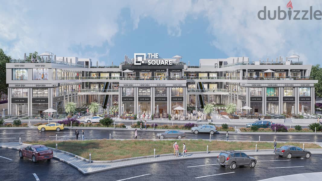 Down payment of 400,000 clinics for sale, Super Lux, in the largest medical mall in Shorouk, next to Carrefour, on the main Al-Hurriya axis and Suez R 6