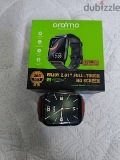 أورايمو ساعة 4 بلس 2.01 بوصة HD موديل OSW-801 - أسود