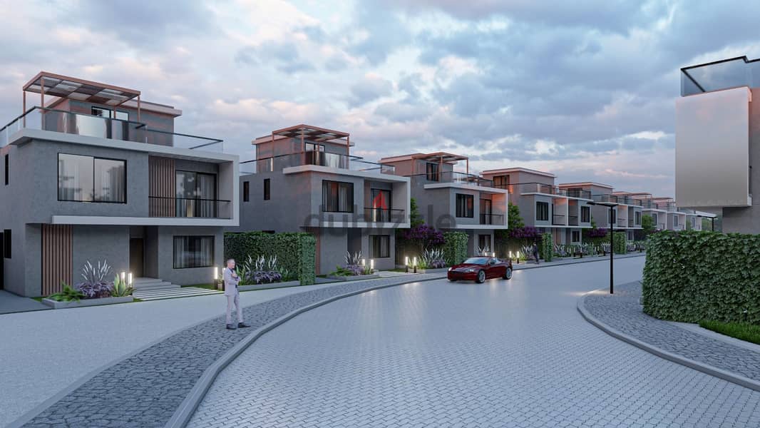 The cheapest villa in Sheikh Zayed with comfortable installments up to 8 years - Compound Sun Square 11