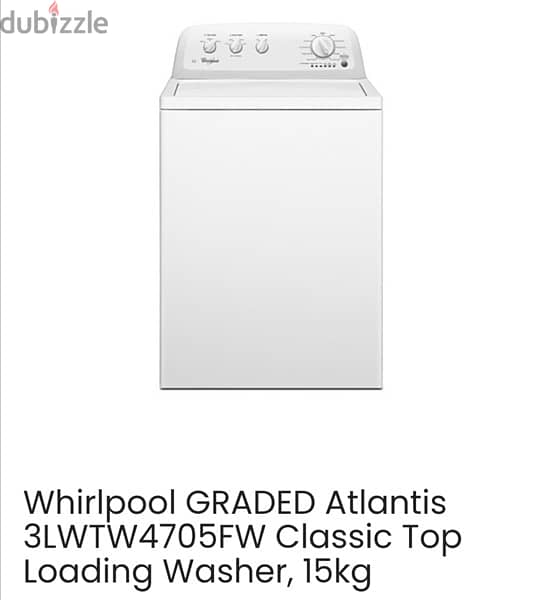 Whirlpool American washing machine new غسالة ماركت ويربول وارد امريكا 2