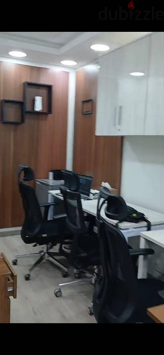 lowest price office 2rooms with parking for rent in Trivium square New Cairo 0