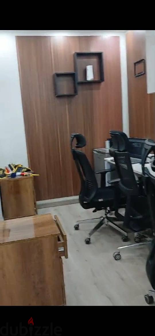 lowest price office 2rooms with parking for rent in Trivium square New Cairo 1