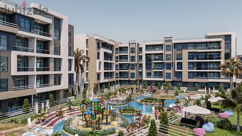 25% discount and comfortable installments for a luxury apartment in front of the American University, Fifth Settlement 0