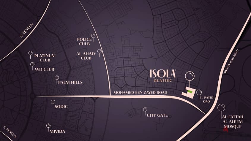 Own at the best price with a 10% down payment a 3-bedroom apartment next to Al Ahly Club - Isola Compound 9