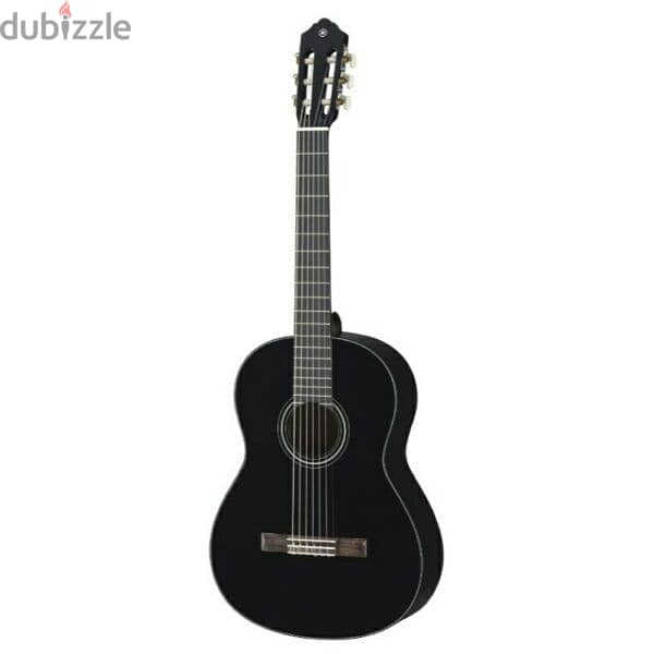 Yamaha C40 Classical Guitar Black جيتار جديد ياماها بالكرتونة والضمان 0