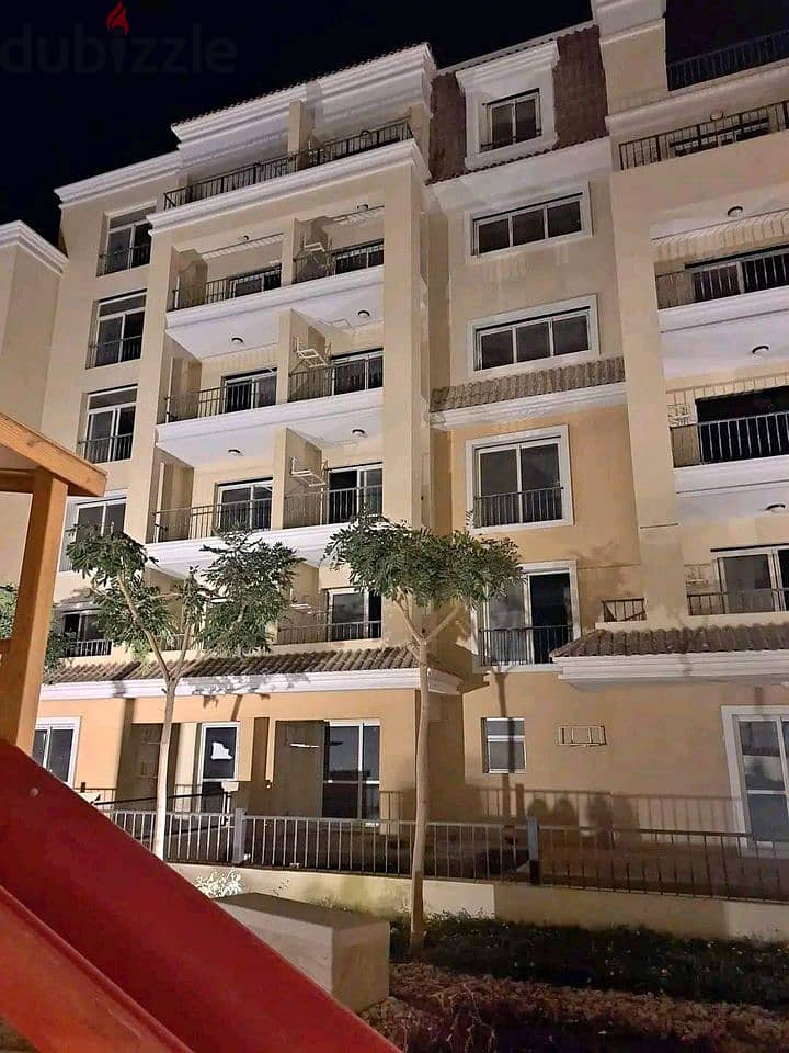 شقة للبيع 3 غرف فيو لاند سكيب في كمبوند سراي القاهرة الجديدة | Apartment For Sale 3 Bed View Landscape in Sarai New Cairo 1