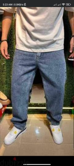 Wideleg jeans 34-36 جينز وايد ليج