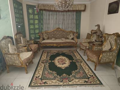 صالون مدهب خشب زان