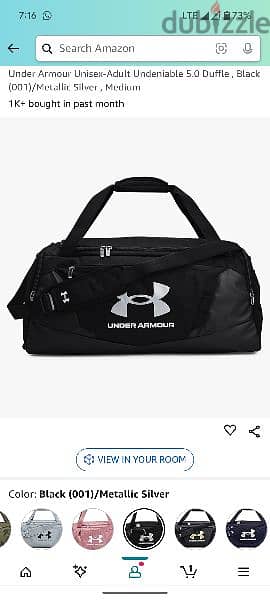 Under Armour big duffle bag (58 Liters) 4