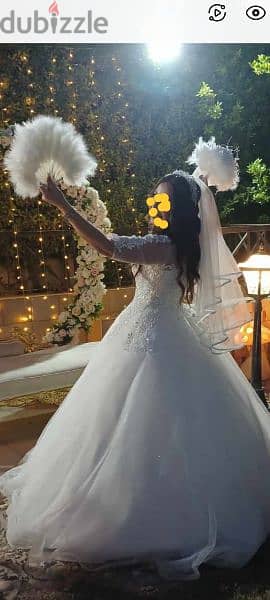فستان زفاف من عباس العقاد 3