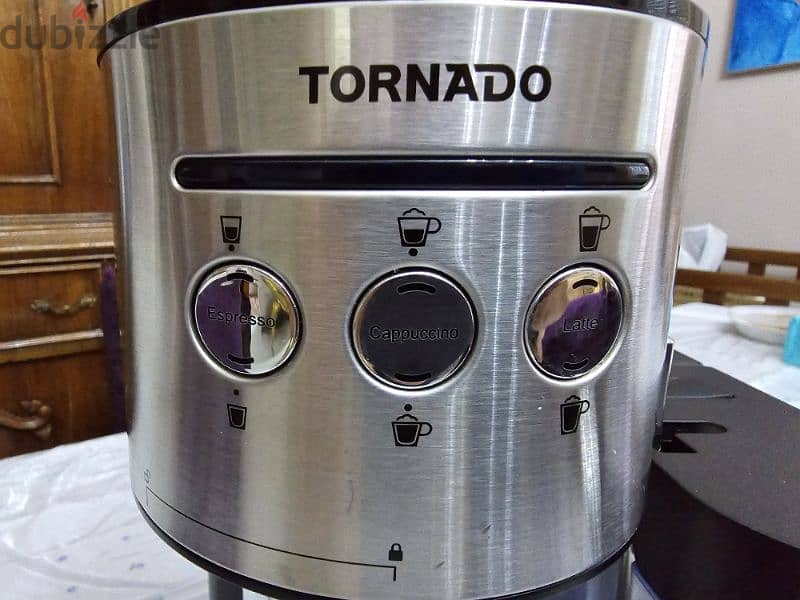 Tornado coffee machine tcm-14125 ماكينة قهوة تورنادو 18