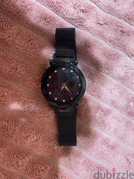 black glitter watch 2