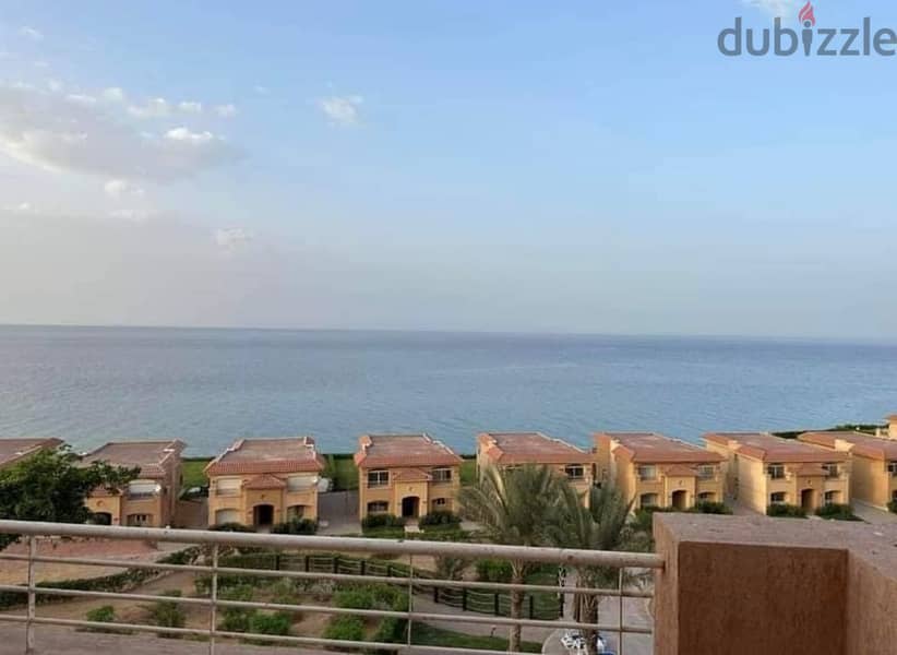 Chalet for sale 108m fully finished ultra modern,365 thousand down payment, in Telal Shores Ain Sokhna, five mis from porto sokhna 8 years installment 19