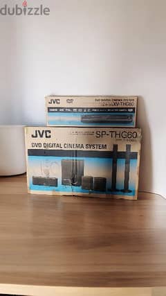 جهاز دي في دي مع عدة صوت كاملة JVC