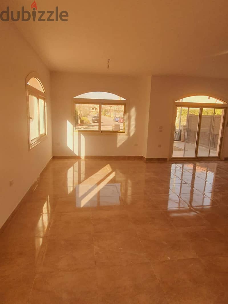 Opportunity for vacant rent in Madinaty, villa model I, first residential condition, at a snapshot price 14
