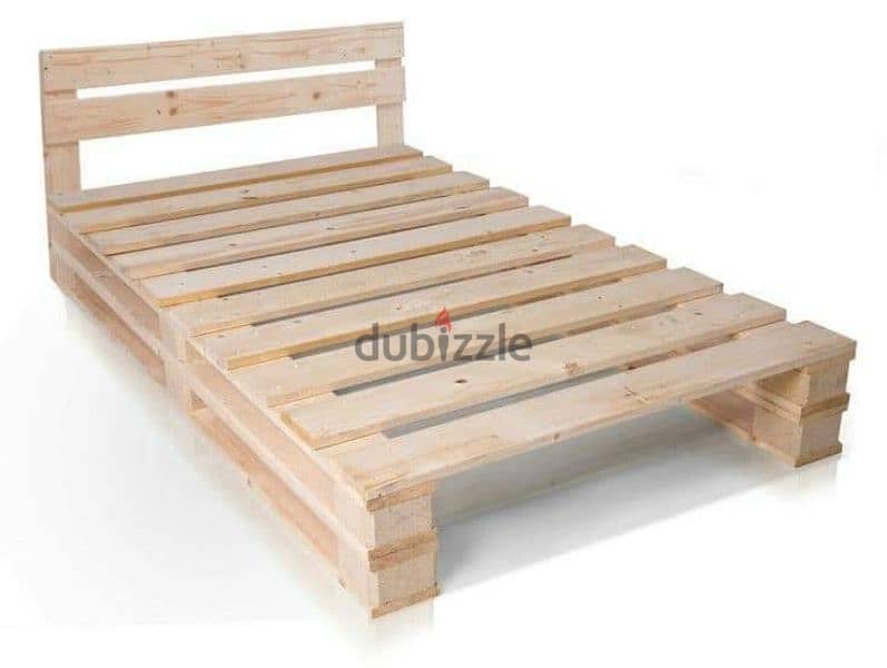 سرير بالتات خشب 3