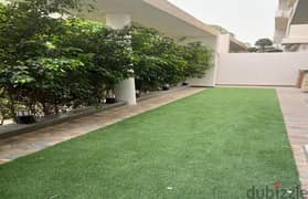 For rent, ground floor apartment with garden (first use), fully modern furnished, with air conditioning, in Lake View , Fifth Settlemen