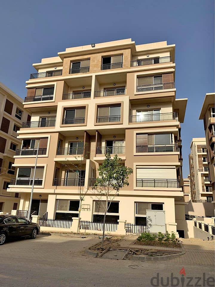 Apartment with private garden, not disturbed, for sale, Prime Location, New Cairo, Taj City  In installments over 8 years 4