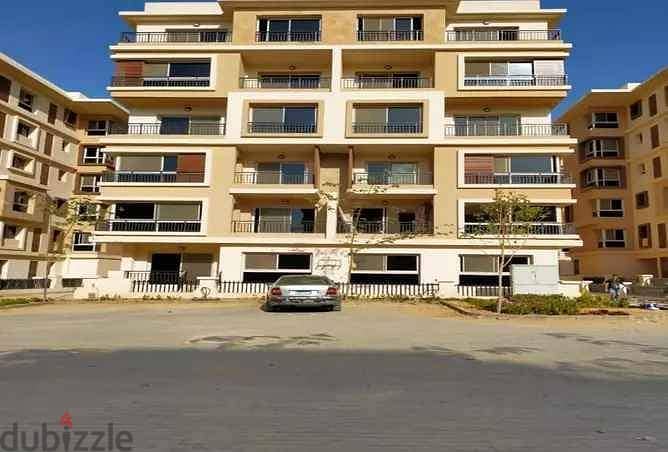 Apartment with private garden, not disturbed, for sale, Prime Location, New Cairo, Taj City  In installments over 8 years 8