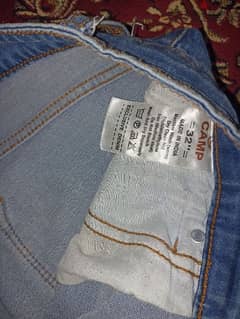 بنطلون جينز خامة ليكرا تقيل صناعة الهند مقاس 32 0