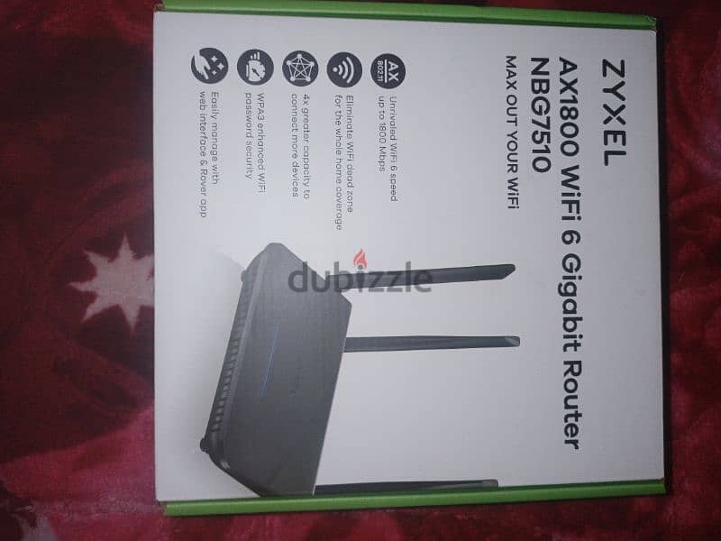 zyxel AX1800 Nbg7510 wifi6 زيرو جديد  8قطع جمله فقط 1