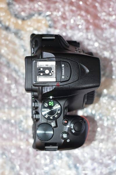 Nikon D5500 camera with godox ringflash 3