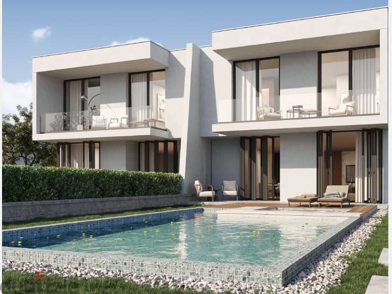 With a 10% down payment, own a villa with a private garden area in Ras El Hekma, finished with air conditioners and a kitchen in Direction White 3