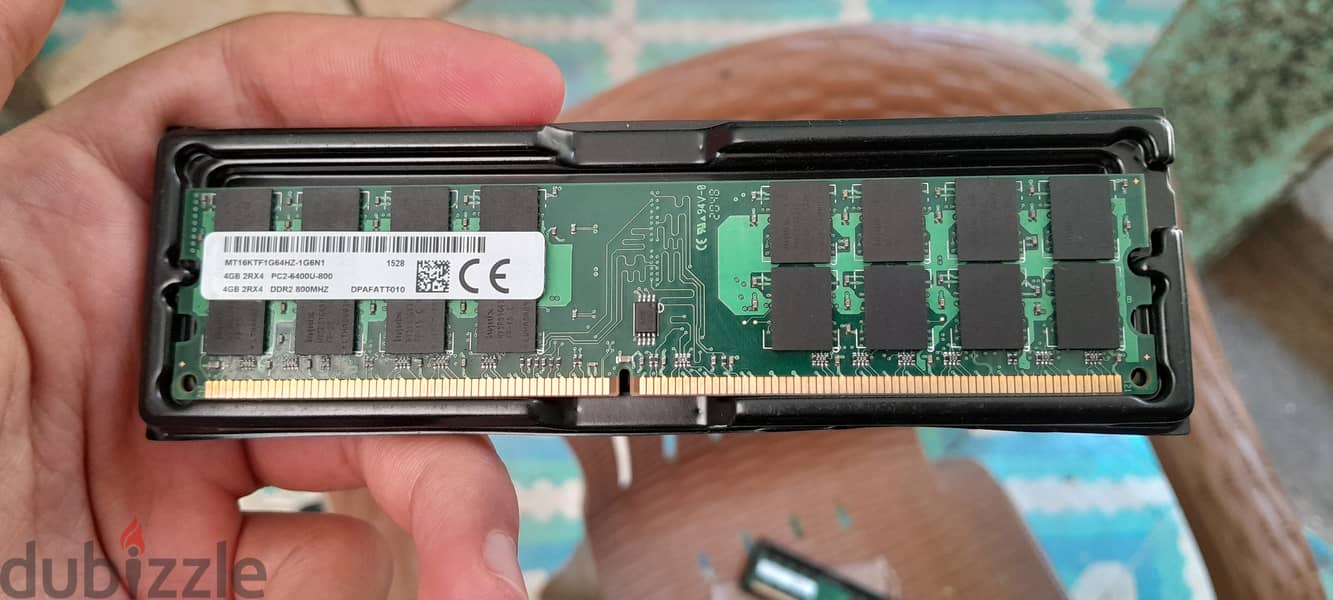 رام 8 جيحا (2*4) DDR2 800MHZ PC2-6400U 1