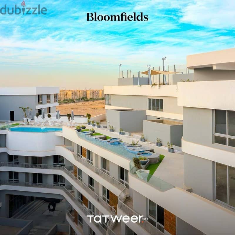 By 835k Get Apartment  For Sale In BloomFields Mostakbal City By Installments Over 10 years 5
