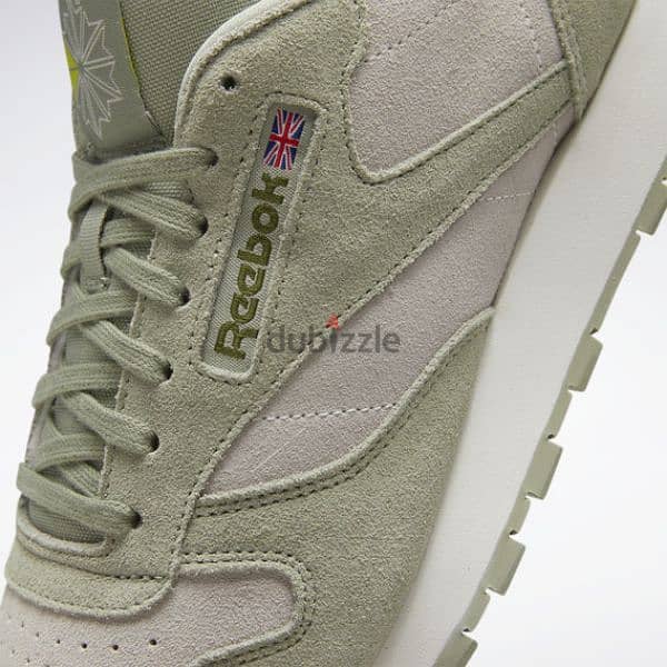 Reebok Classic Leather Gray/Green FV6419 (size 44) 2