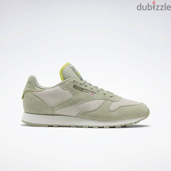 Reebok Classic Leather Gray/Green FV6419 (size 44) 3