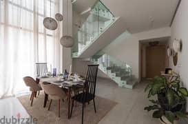 Duplex for sale in comfortable installments, fully finished and immediate receipt in Al Shorouk, Al Burouj Compound, in front of the International Med
