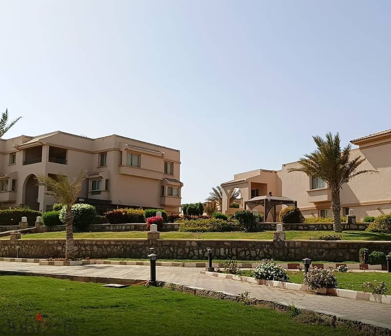 Furnished two-room garden chalet with immediate delivery in Ain Sokhna for sale in installments over the longest number of years 8