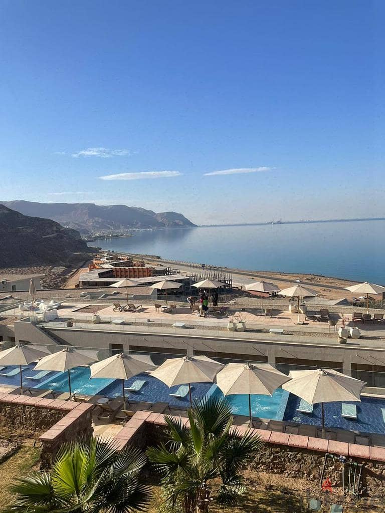 شاليه علي البحر متشطب في المونت جلالة السخنه A Fully Finished Chalet for sale  Sea view in Monte Galala Sokhna 7